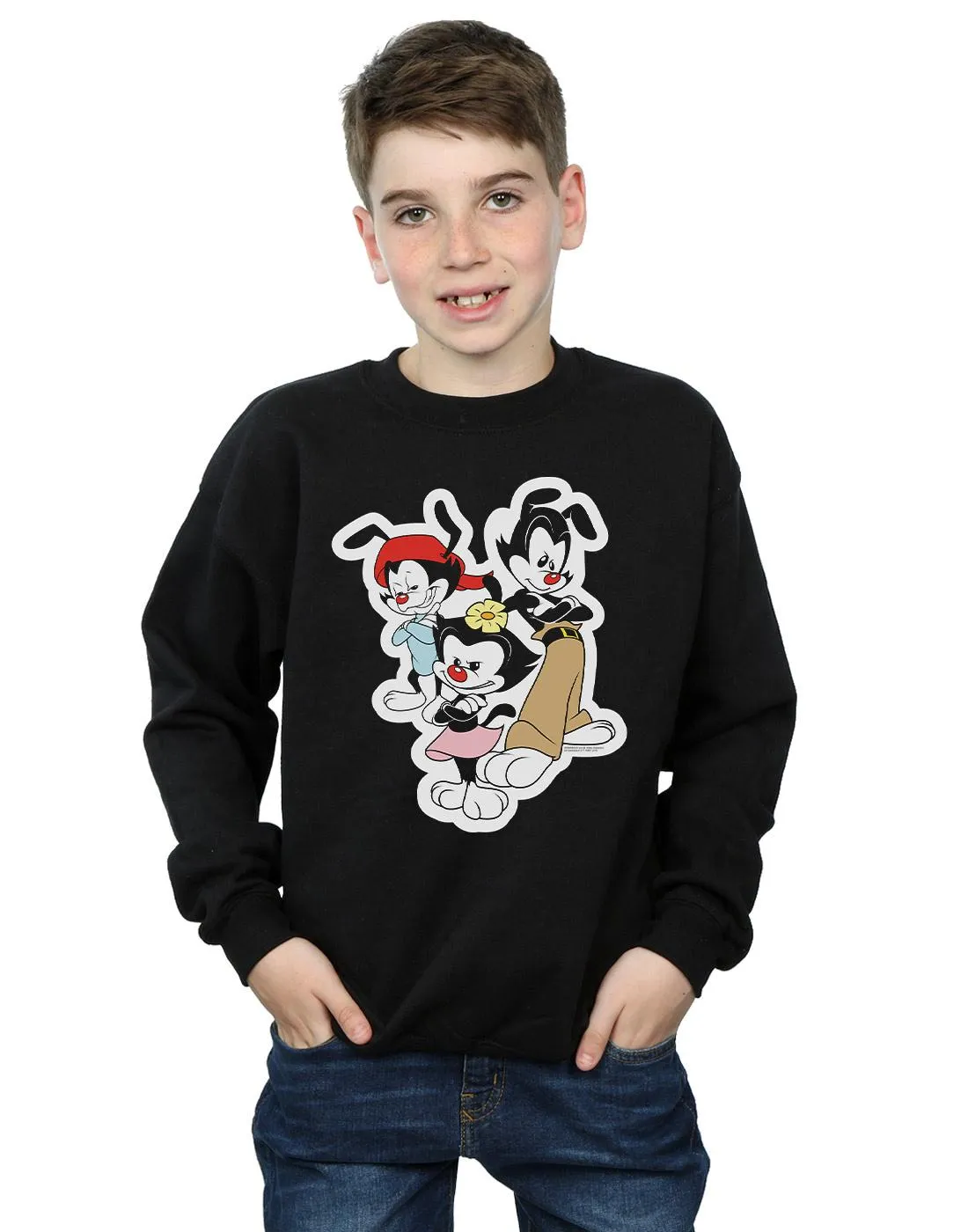 Animaniacs Boys Dot Wakko And Yakko Sweatshirt