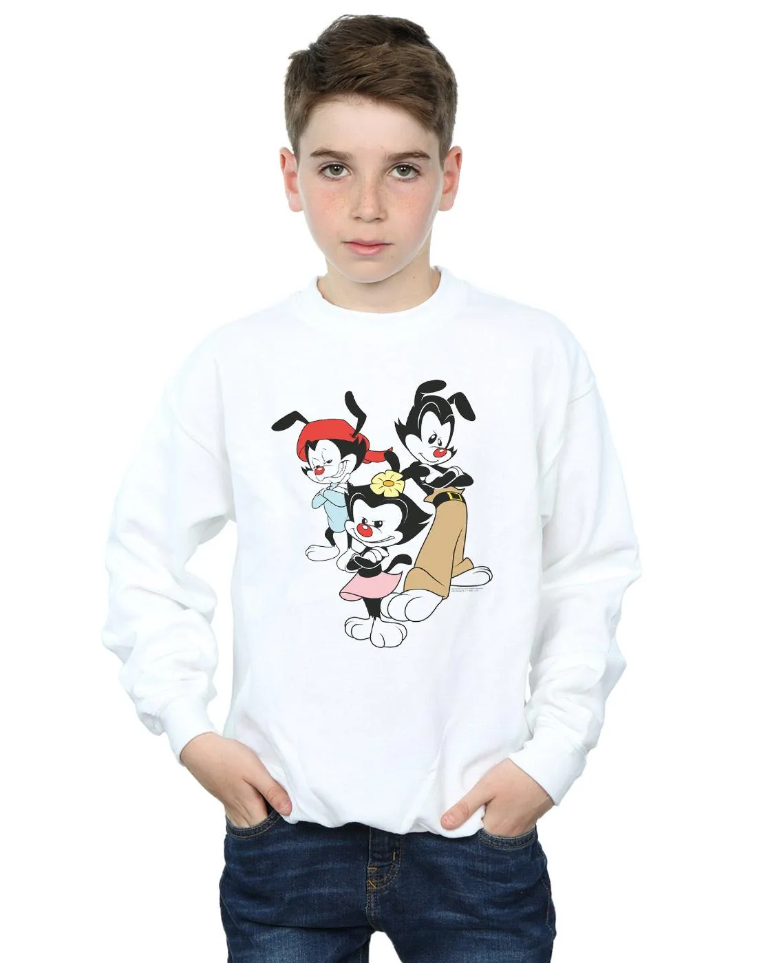 Animaniacs Boys Dot Wakko And Yakko Sweatshirt