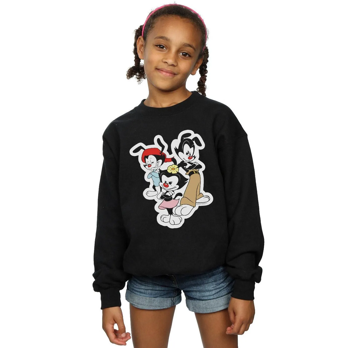 Animaniacs Girls Dot Wakko And Yakko Sweatshirt