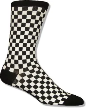 Black & White Check Socks (Men's)