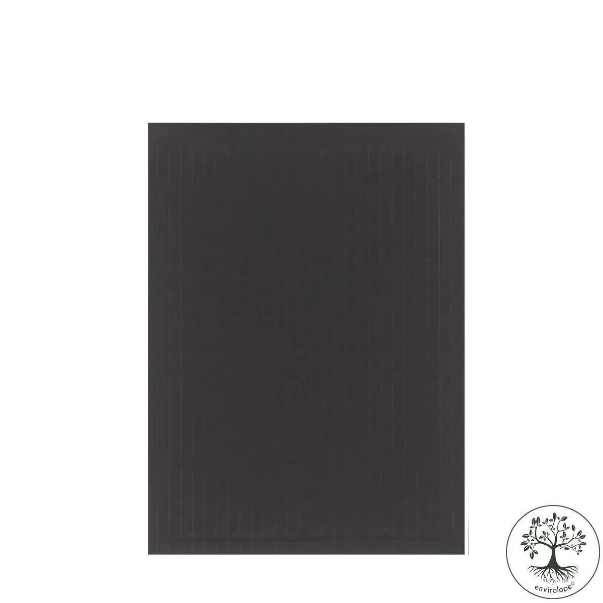 Black Fluted Biodegradable Recyclable Mailing Bags
