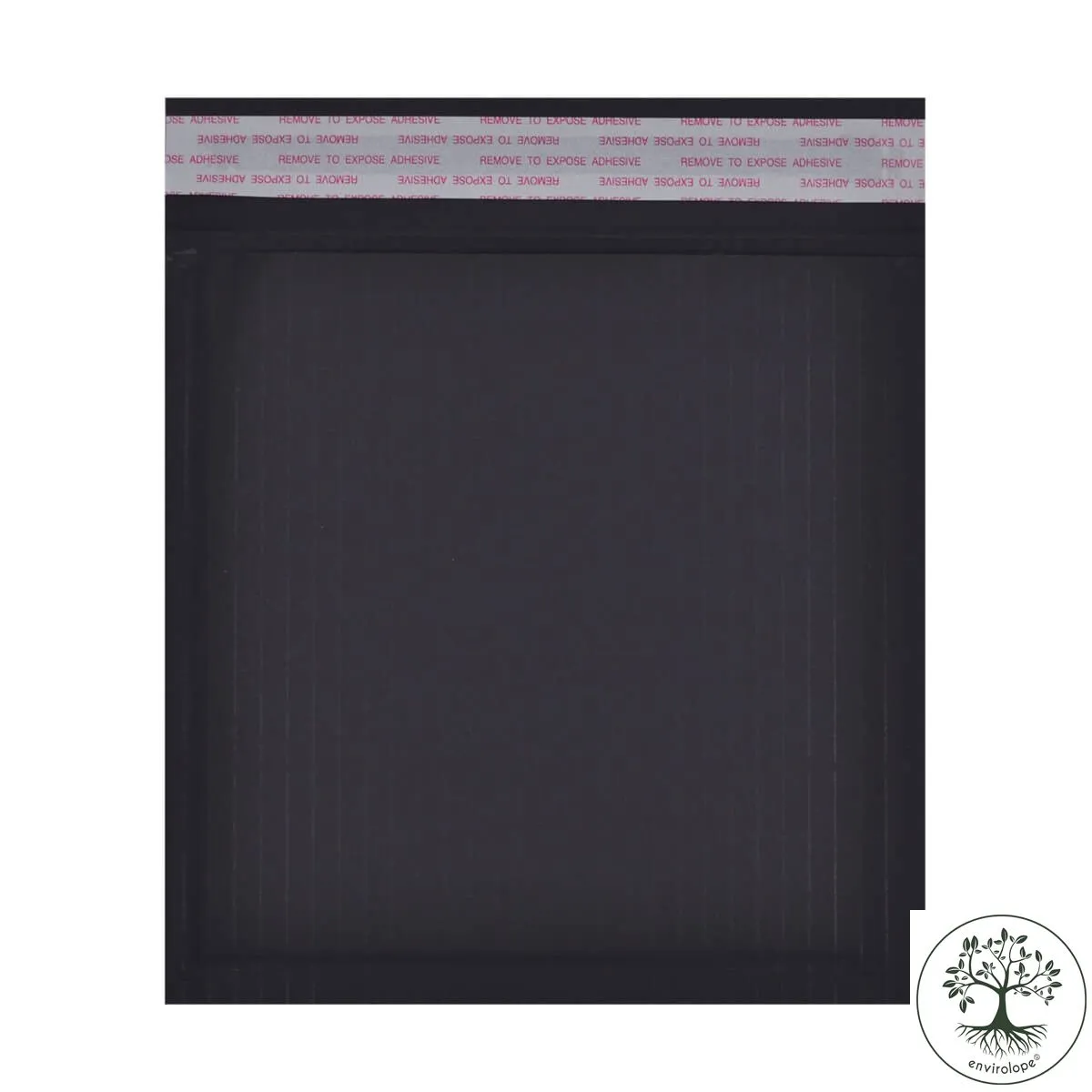 Black Fluted Biodegradable Recyclable Mailing Bags