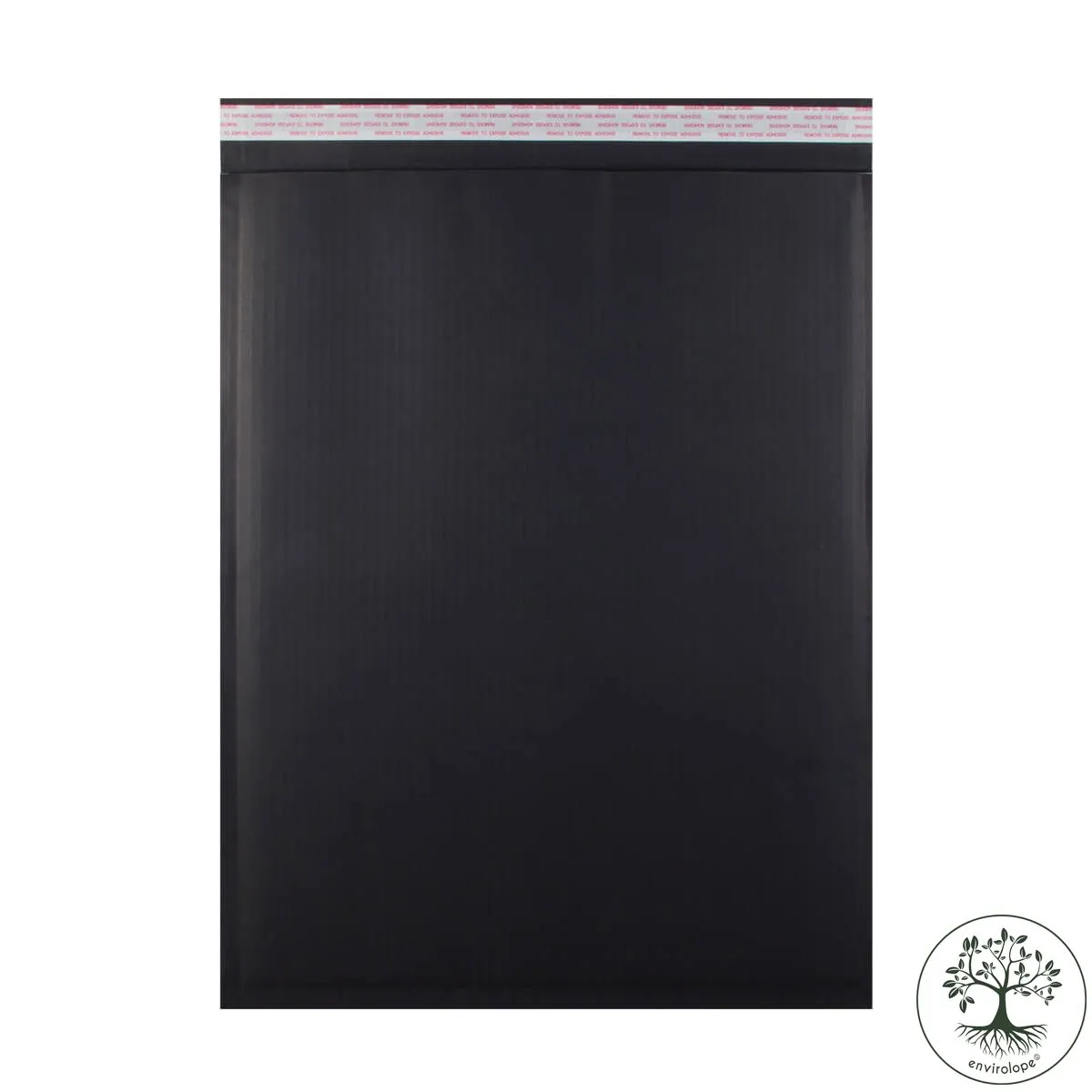 Black Fluted Biodegradable Recyclable Mailing Bags