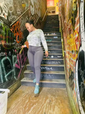 Contoured Leggings- Grey