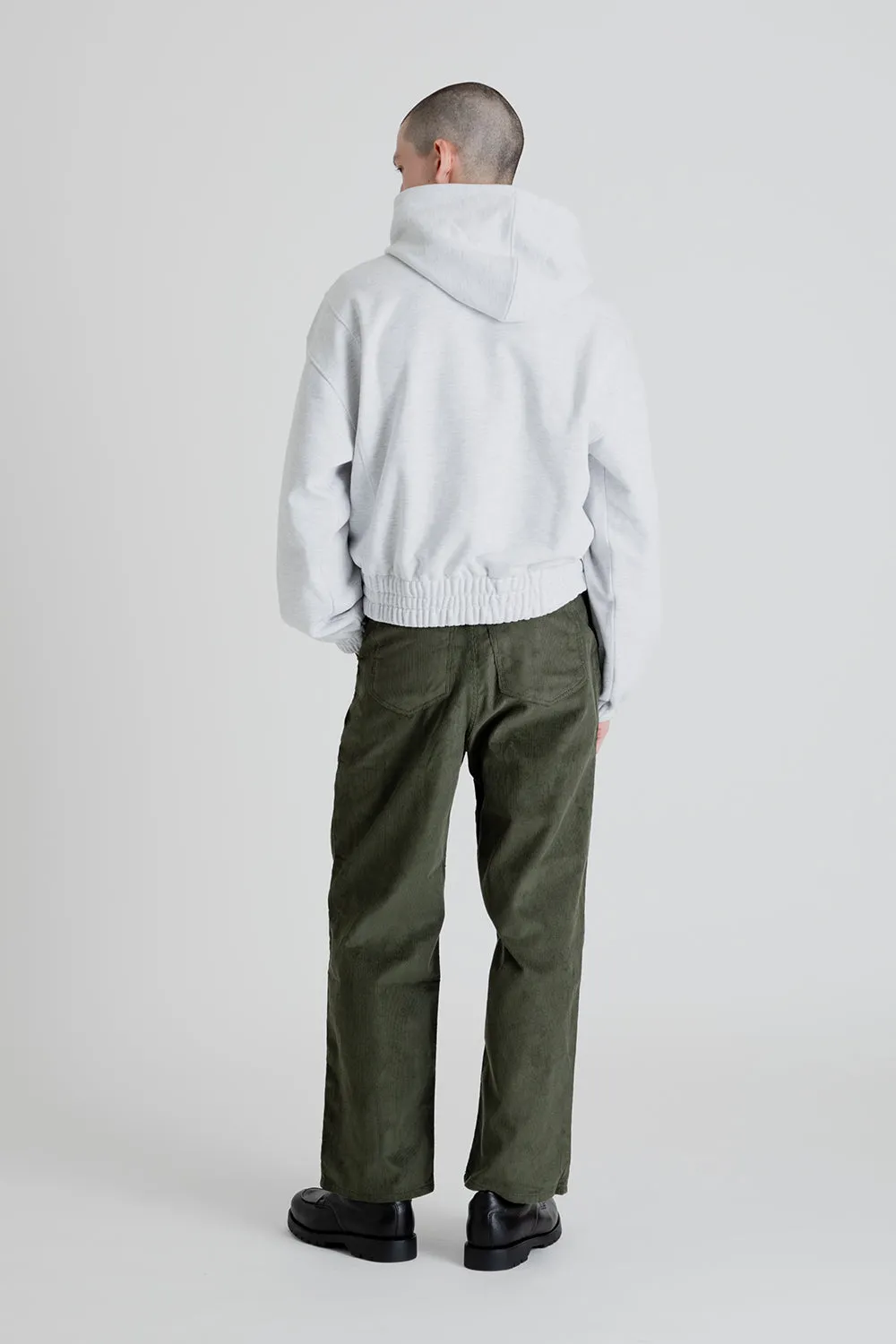 Corduroy Comfort Two Tuck Pants - Olive