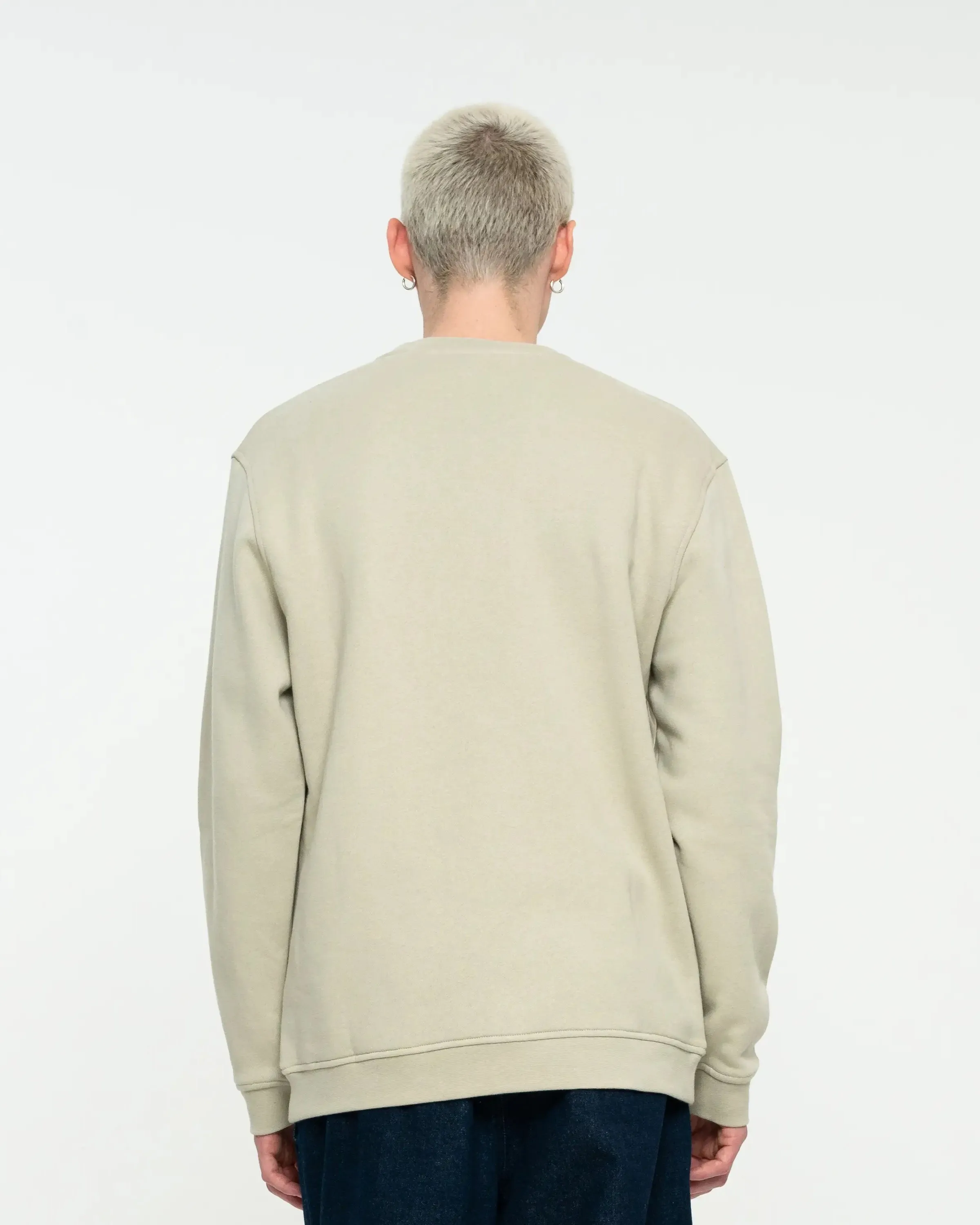 Daylight Dot Front Sweatshirt in Nickel