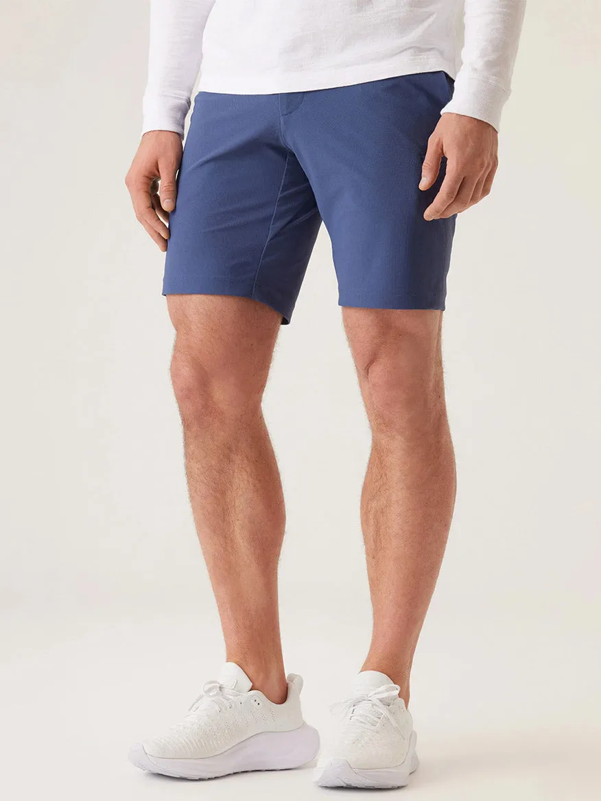 DEKE Momentum Mobile Bermuda Pulse Pique Warp Knit in Lake