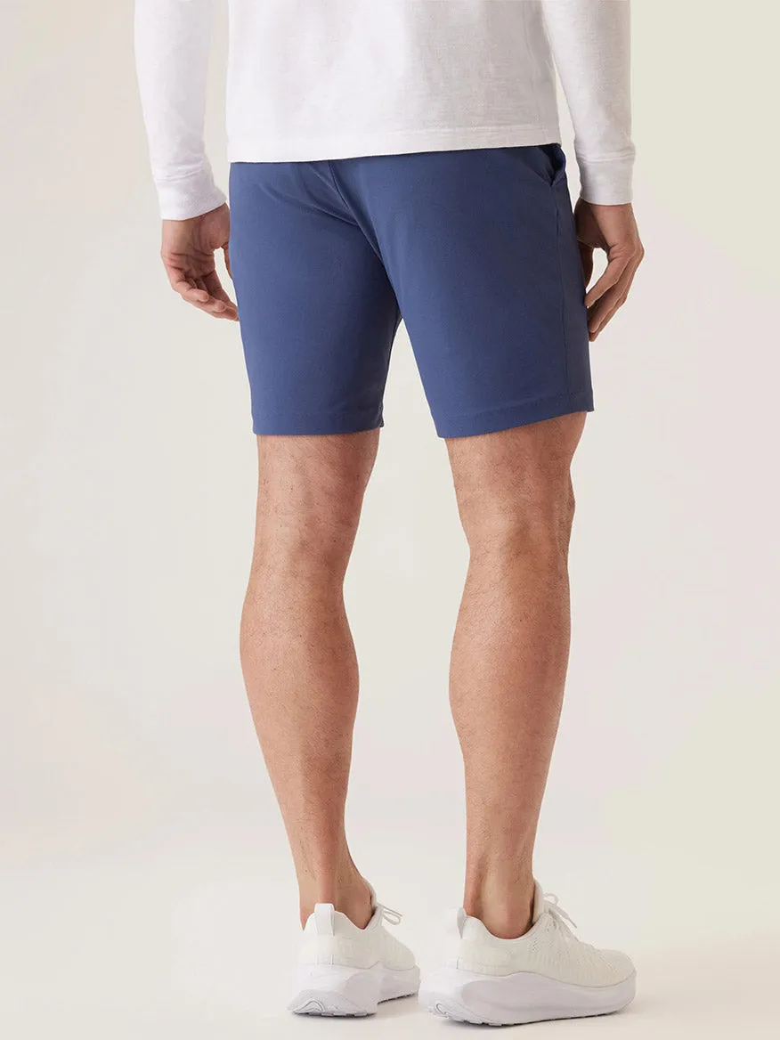 DEKE Momentum Mobile Bermuda Pulse Pique Warp Knit in Lake