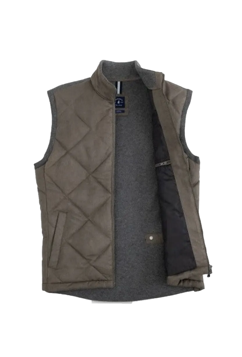 Dexter Faux Suede Vest Mocha