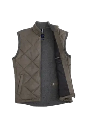 Dexter Faux Suede Vest Mocha
