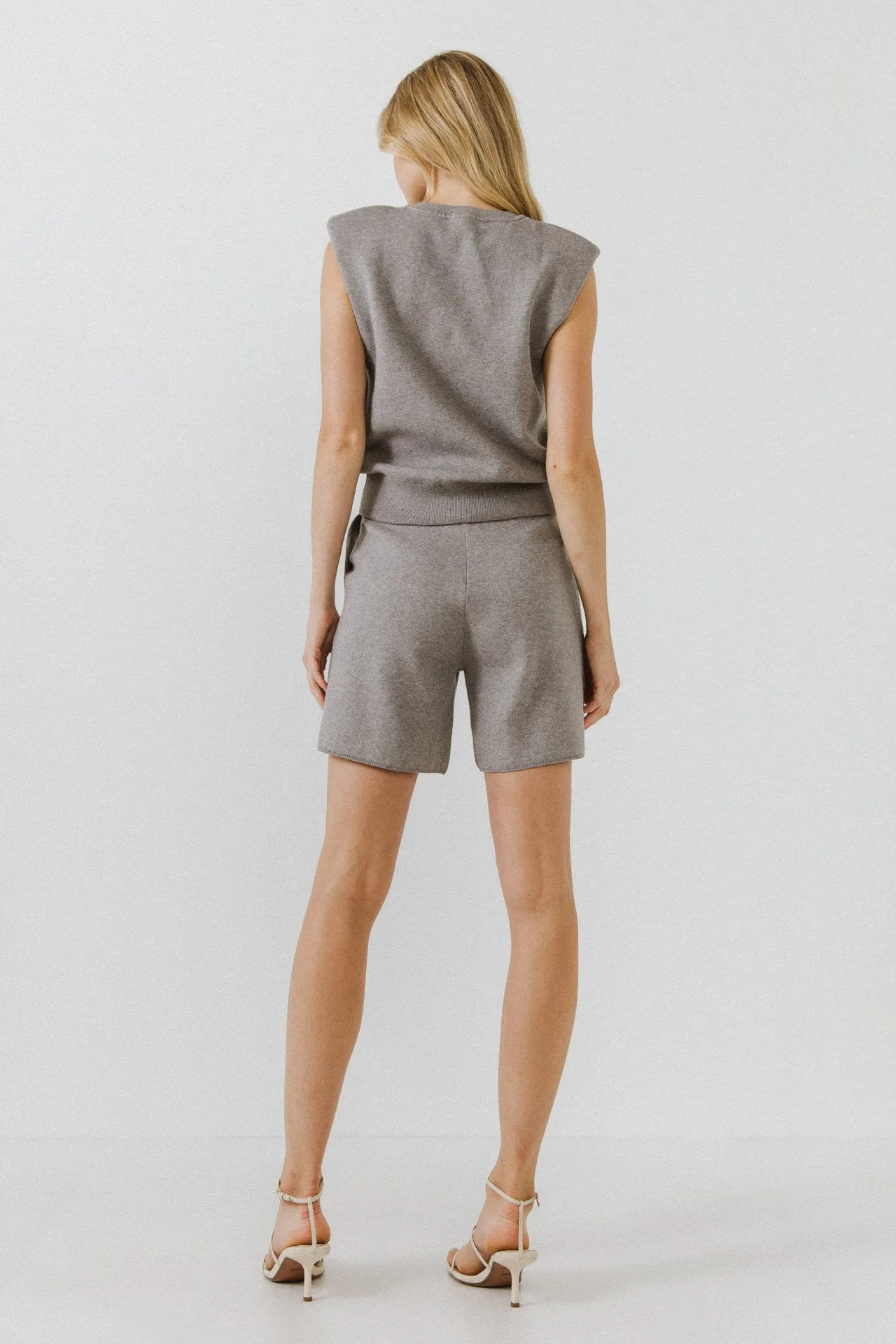 Drawstring Knit Shorts