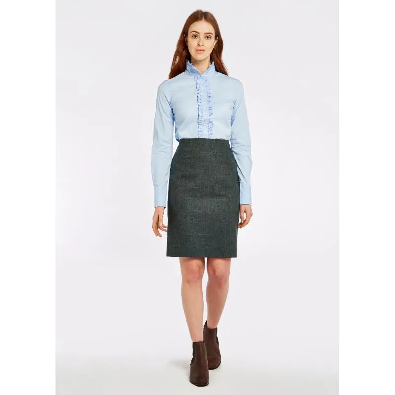Dubarry Chamomile Ruffle Detail Shirt - Pale Blue