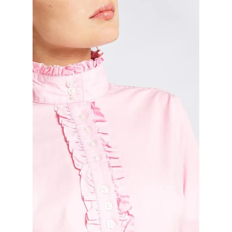Dubarry Chamomile Ruffle Detail Shirt - Pale Pink