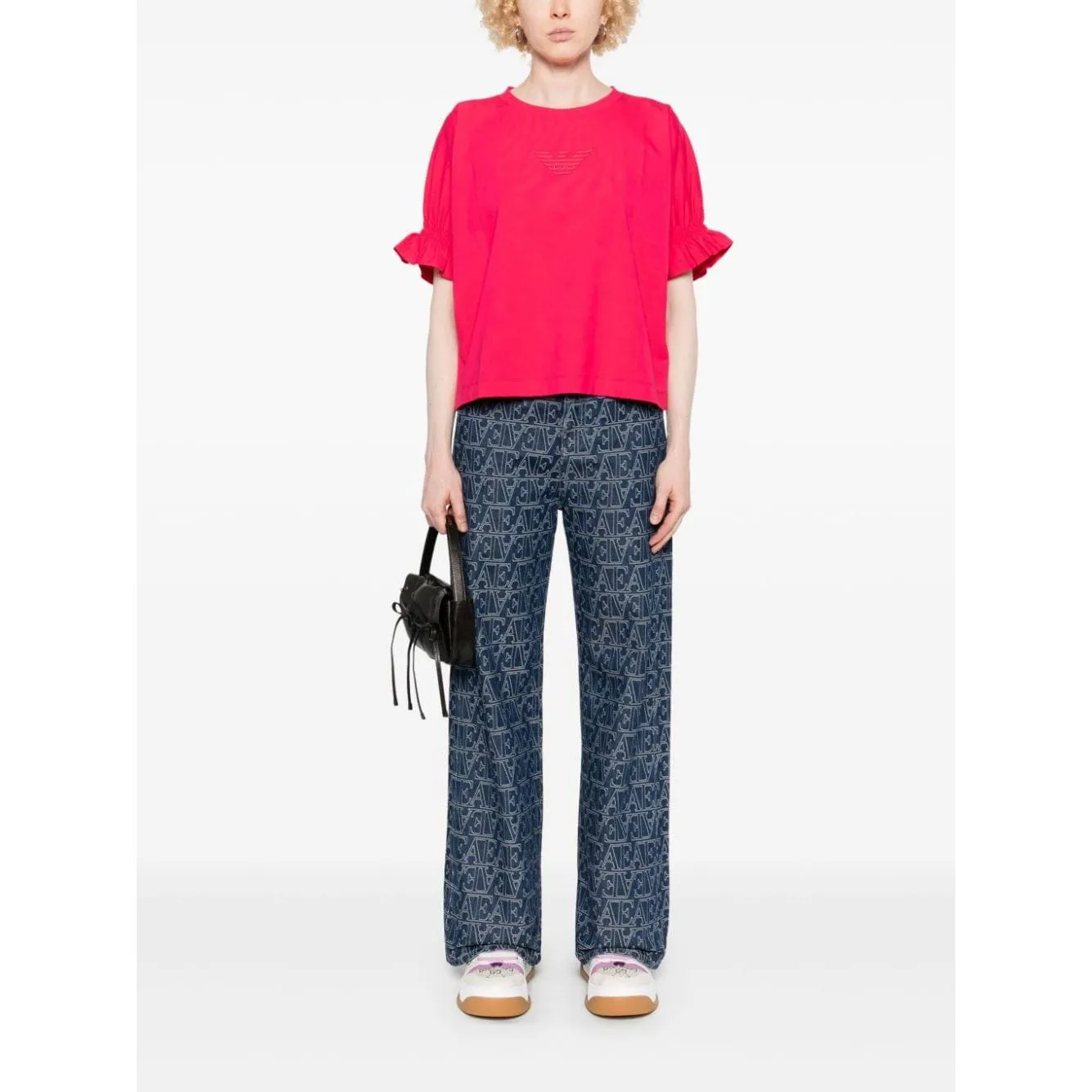 Emporio Armani T-shirts and Polos Red