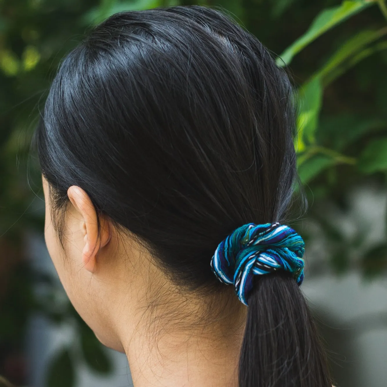 Guatemalan Scarf Scrunchies