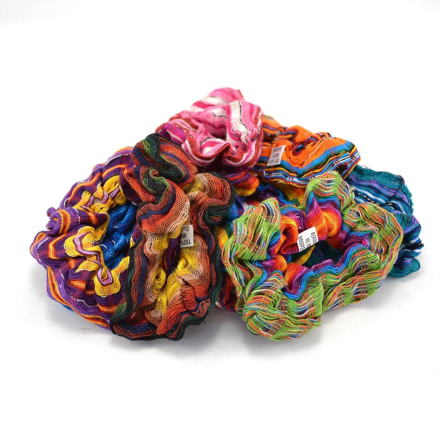 Guatemalan Scarf Scrunchies