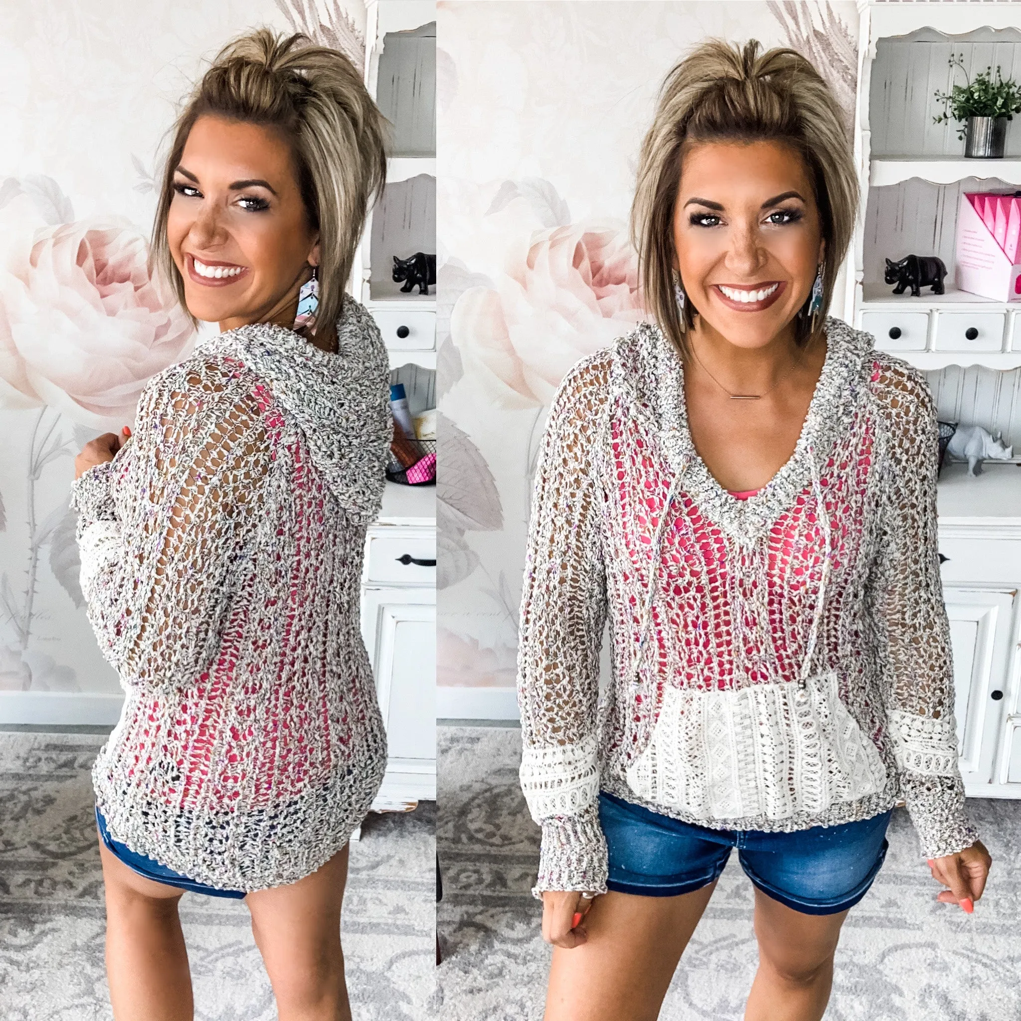 Layered In Love Knit Pullover - Cream