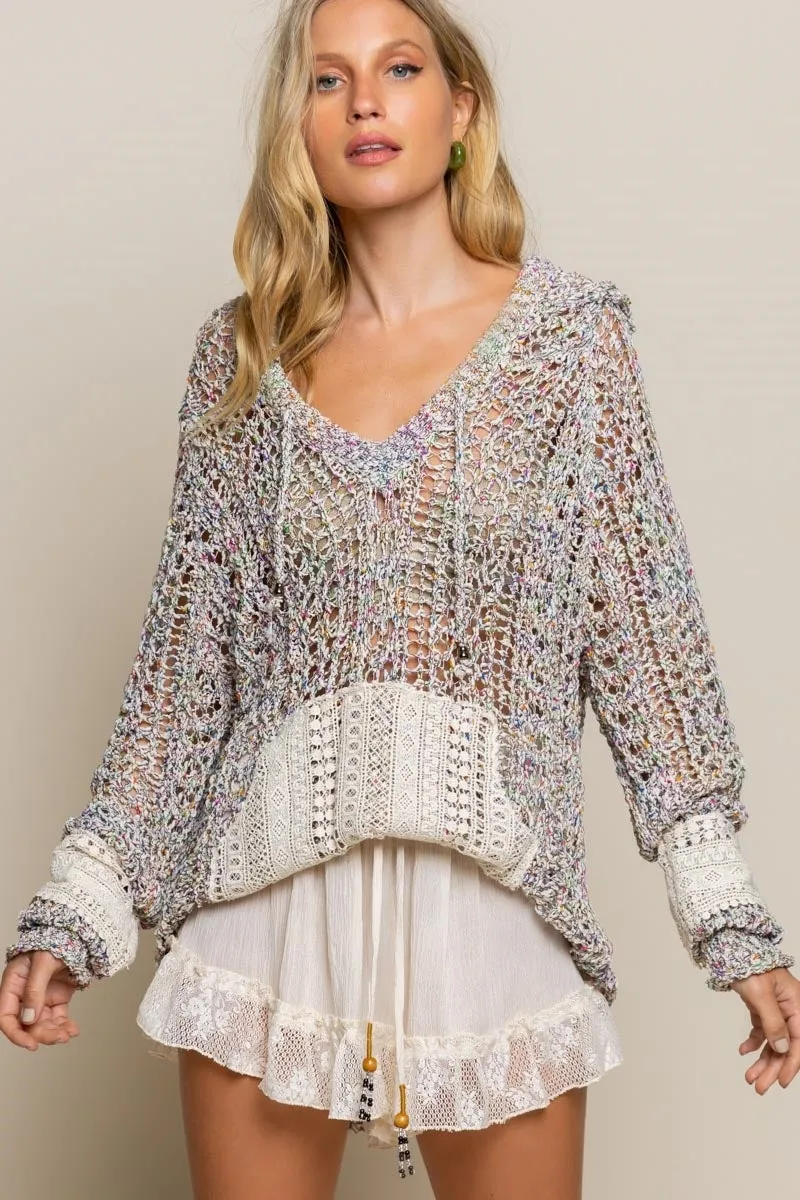 Layered In Love Knit Pullover - Cream