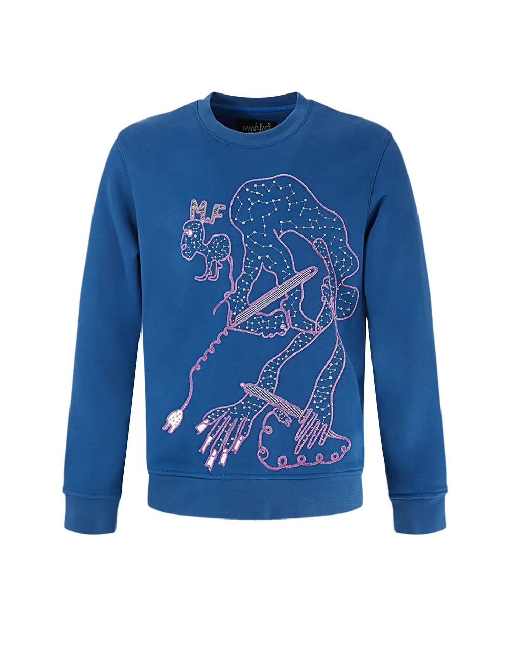 Mark Fast Colin Steel Blue Sweatshirt