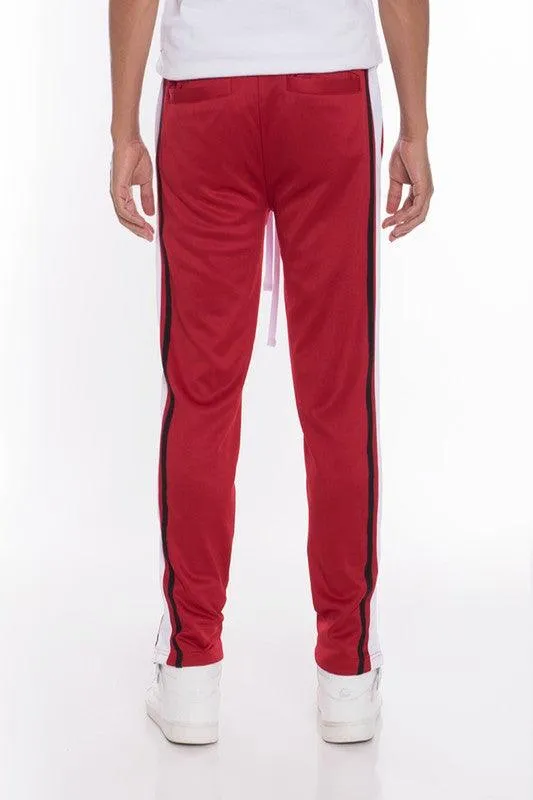 Mens Tricot Stripes Tapered Jogger Pants