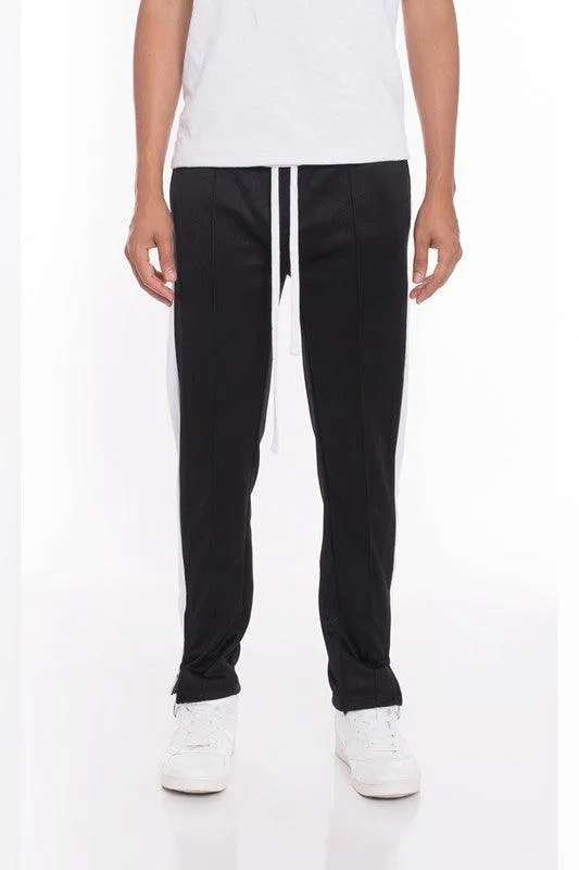 Mens Tricot Stripes Tapered Jogger Pants