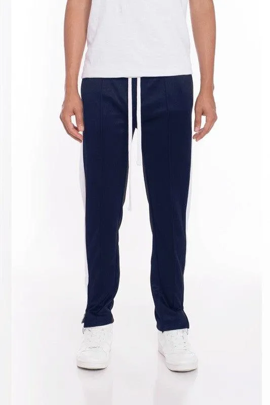 Mens Tricot Stripes Tapered Jogger Pants