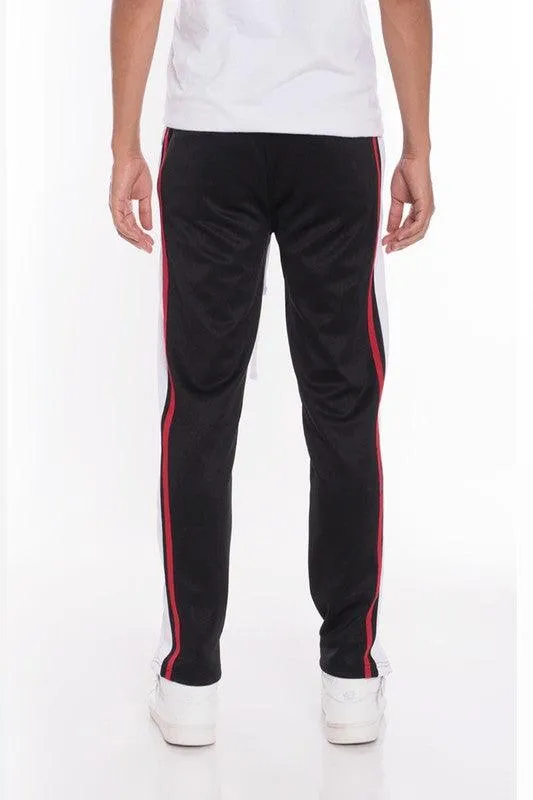 Mens Tricot Stripes Tapered Jogger Pants