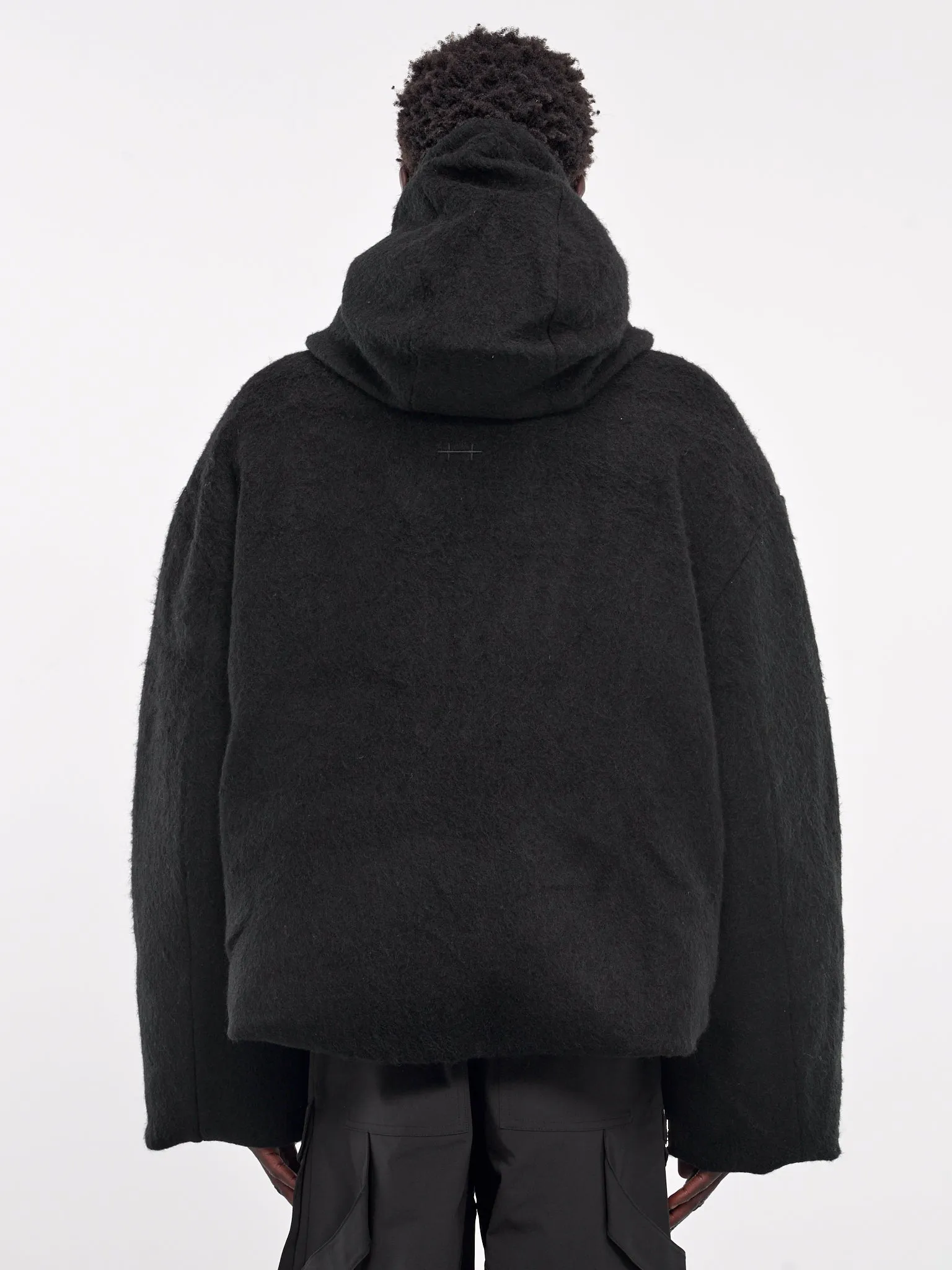 Obelis Mohair Down Jacket (W-02-141-BLK01-BLACK)