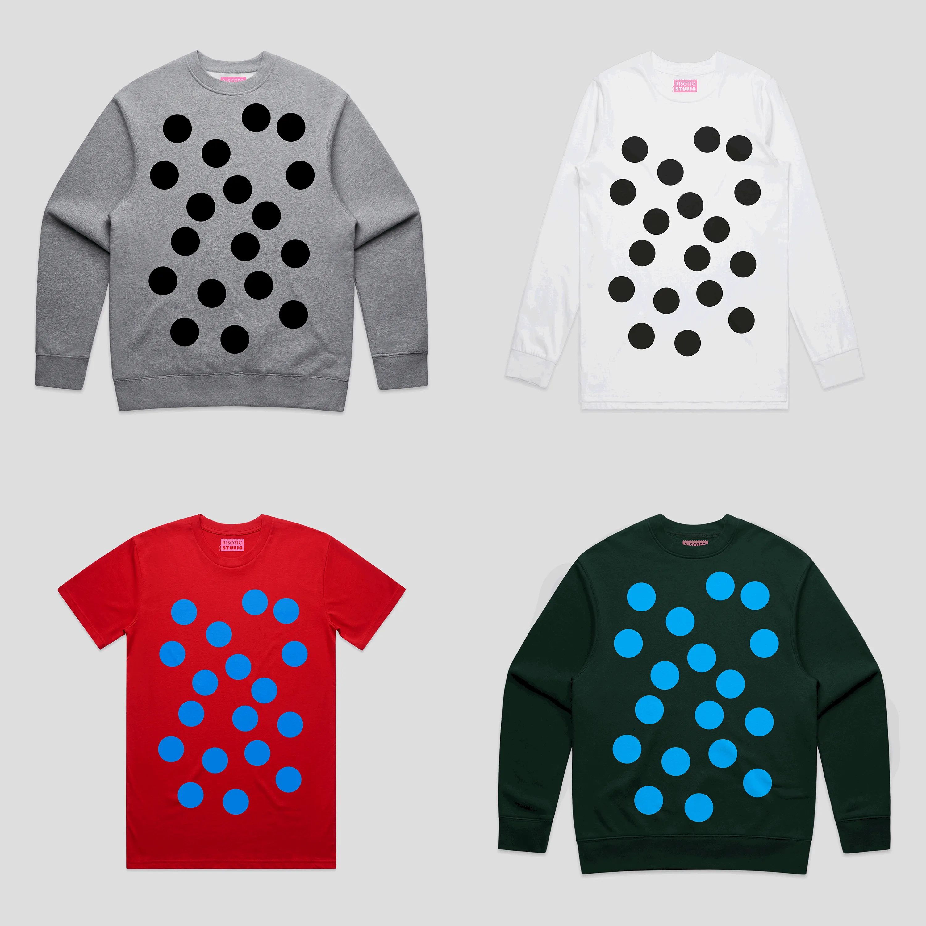 Polka - Heather Grey Heavyweight Sweatshirt