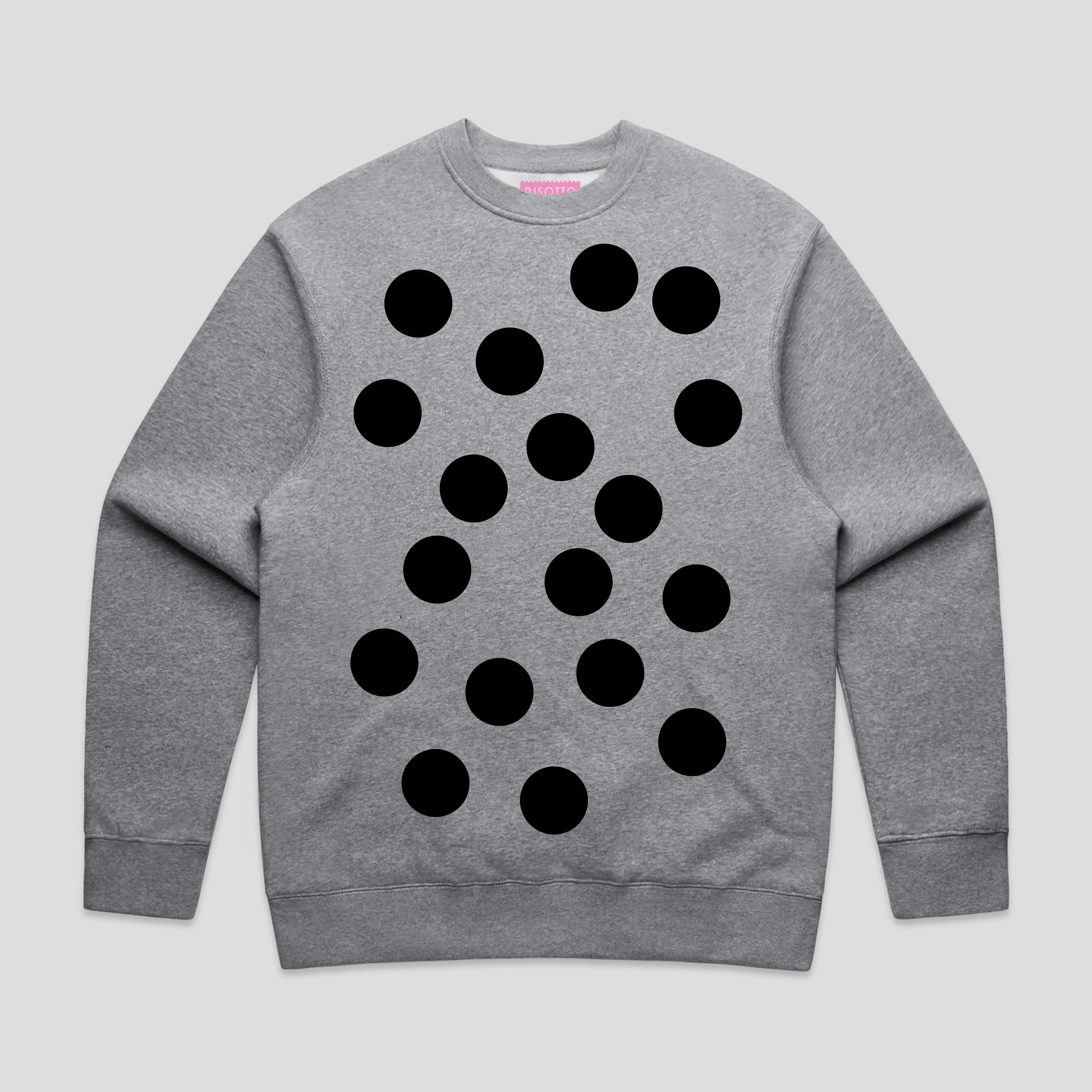 Polka - Heather Grey Heavyweight Sweatshirt