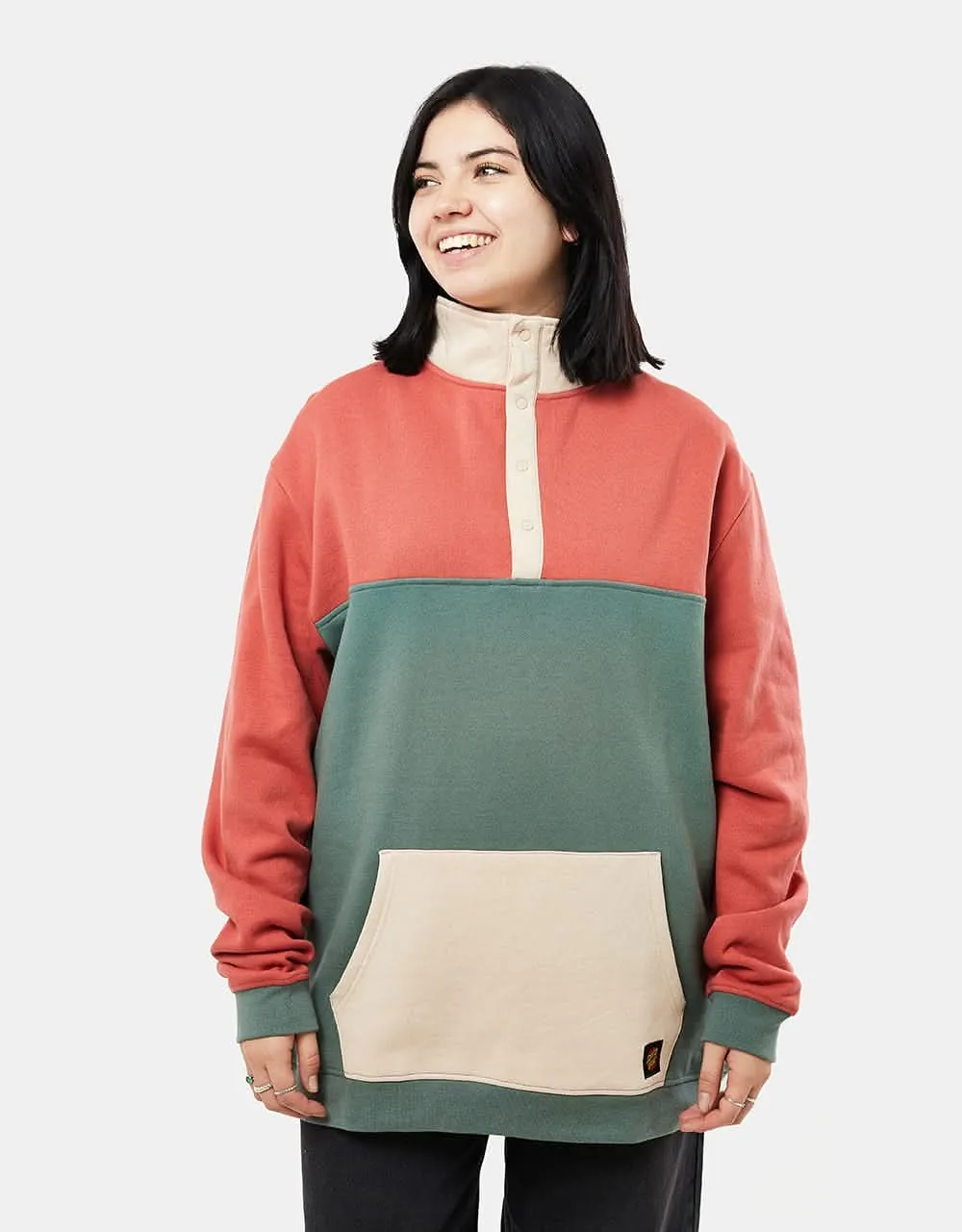 Santa Cruz Classic Dot Label Quarter Crew - Multi