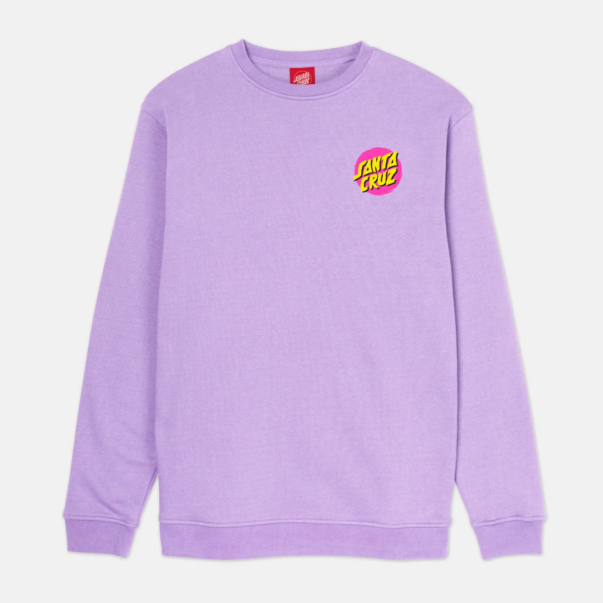 Santa Cruz - Style Dot Crewneck Sweatshirt - Digital Lavender