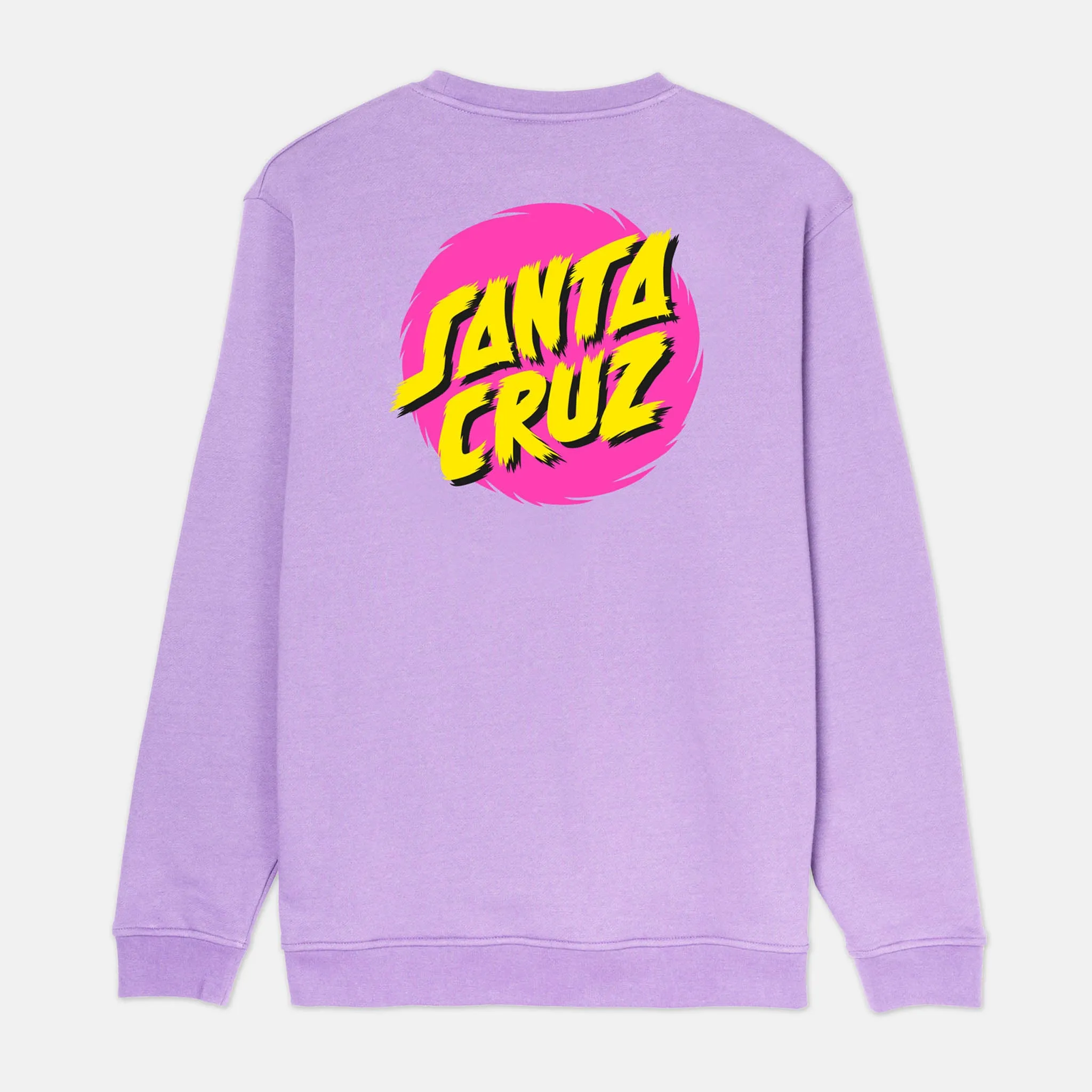 Santa Cruz - Style Dot Crewneck Sweatshirt - Digital Lavender
