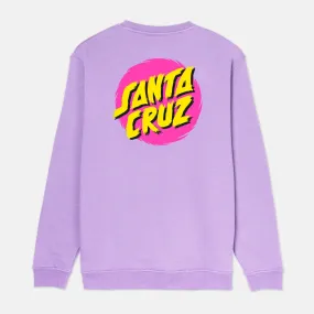 Santa Cruz - Style Dot Crewneck Sweatshirt - Digital Lavender