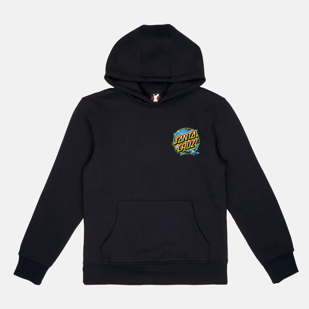 Santa Cruz - Youth Pikachu Pokemon Hooded Sweatshirt - Black