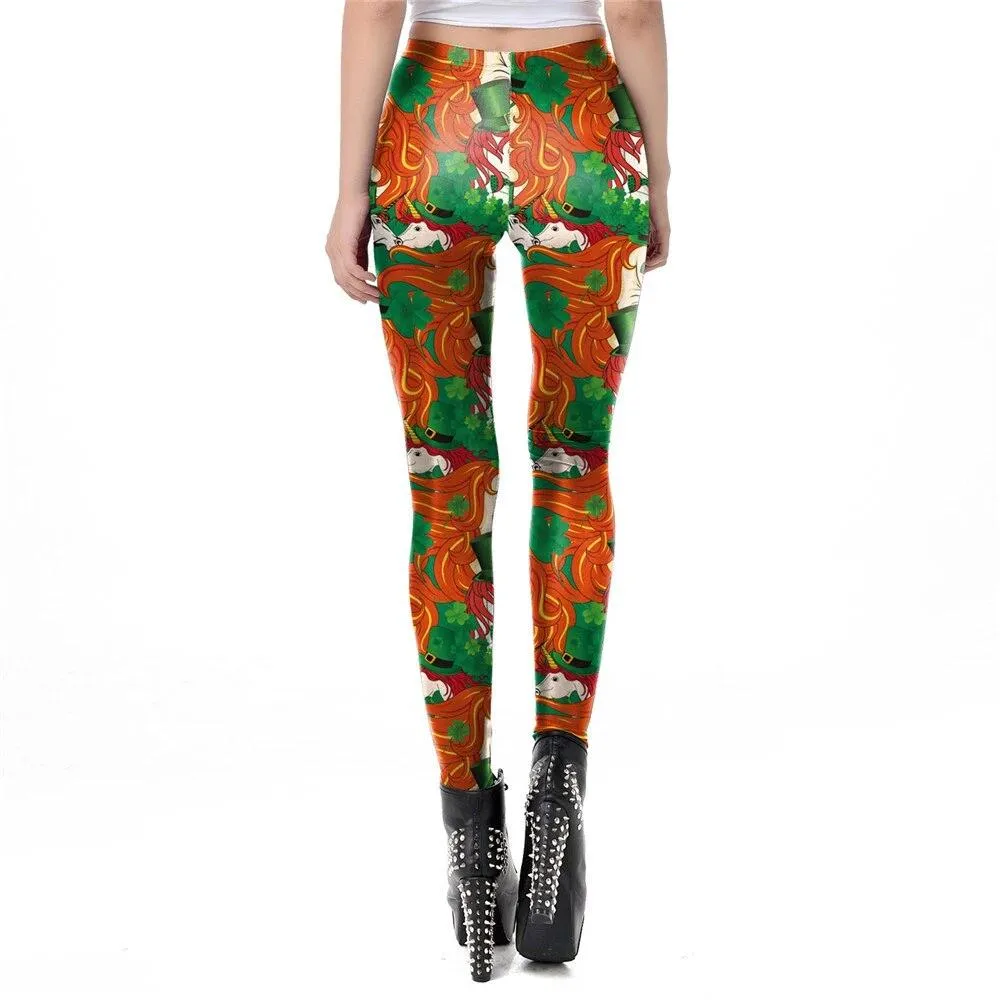 St Patrick Unicorn Leggings