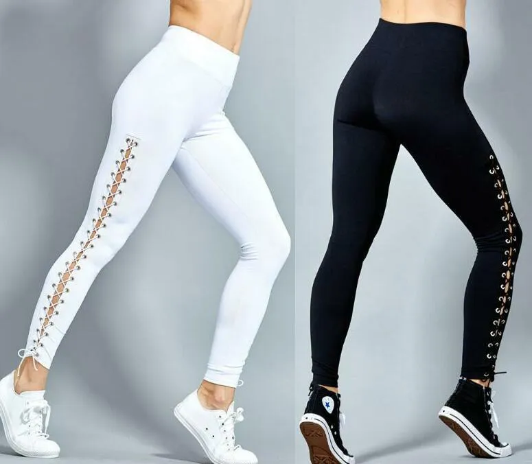 Stretchy  Plus Size Ripped Leggings