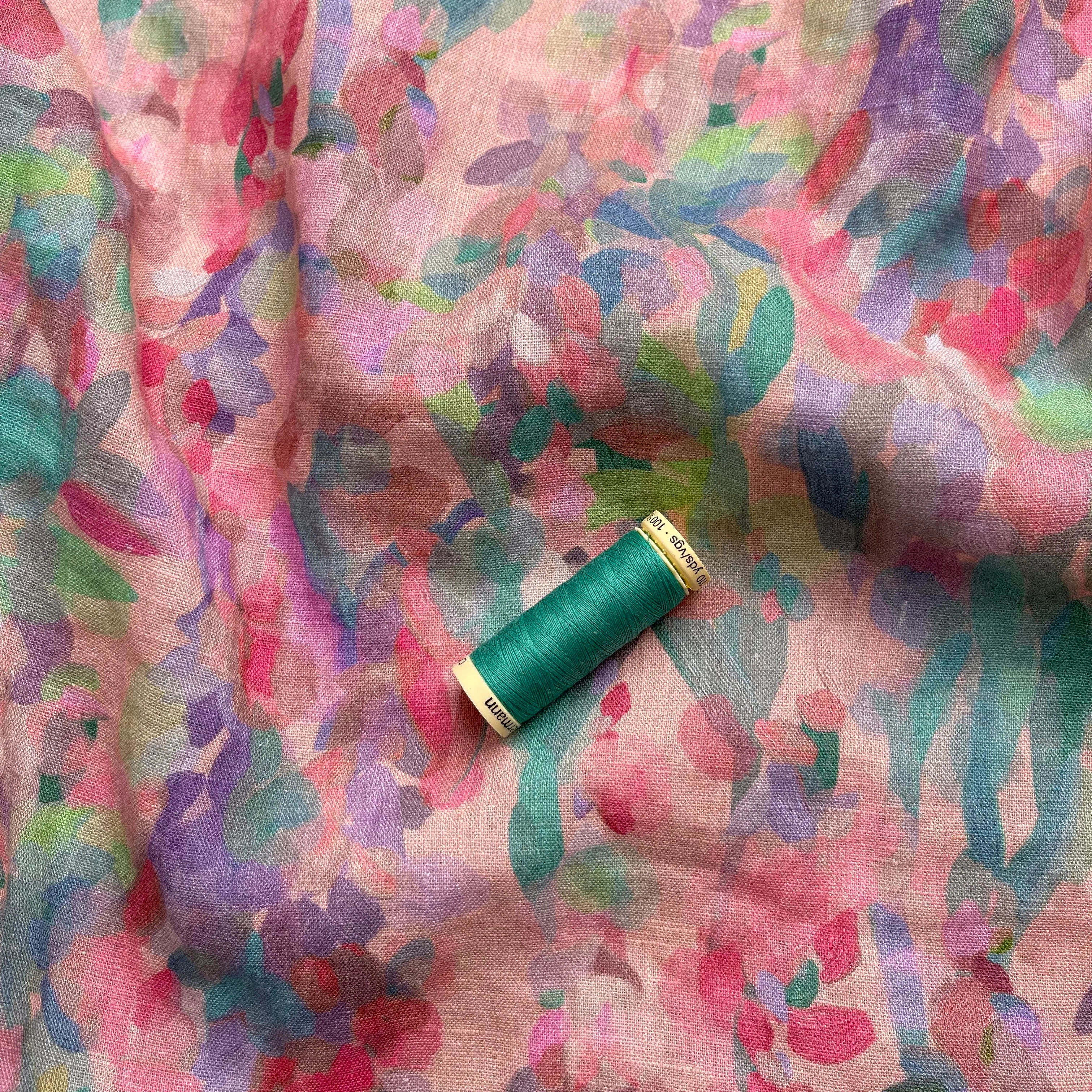 Summer Party - Lupine Petals Blush Pure Linen
