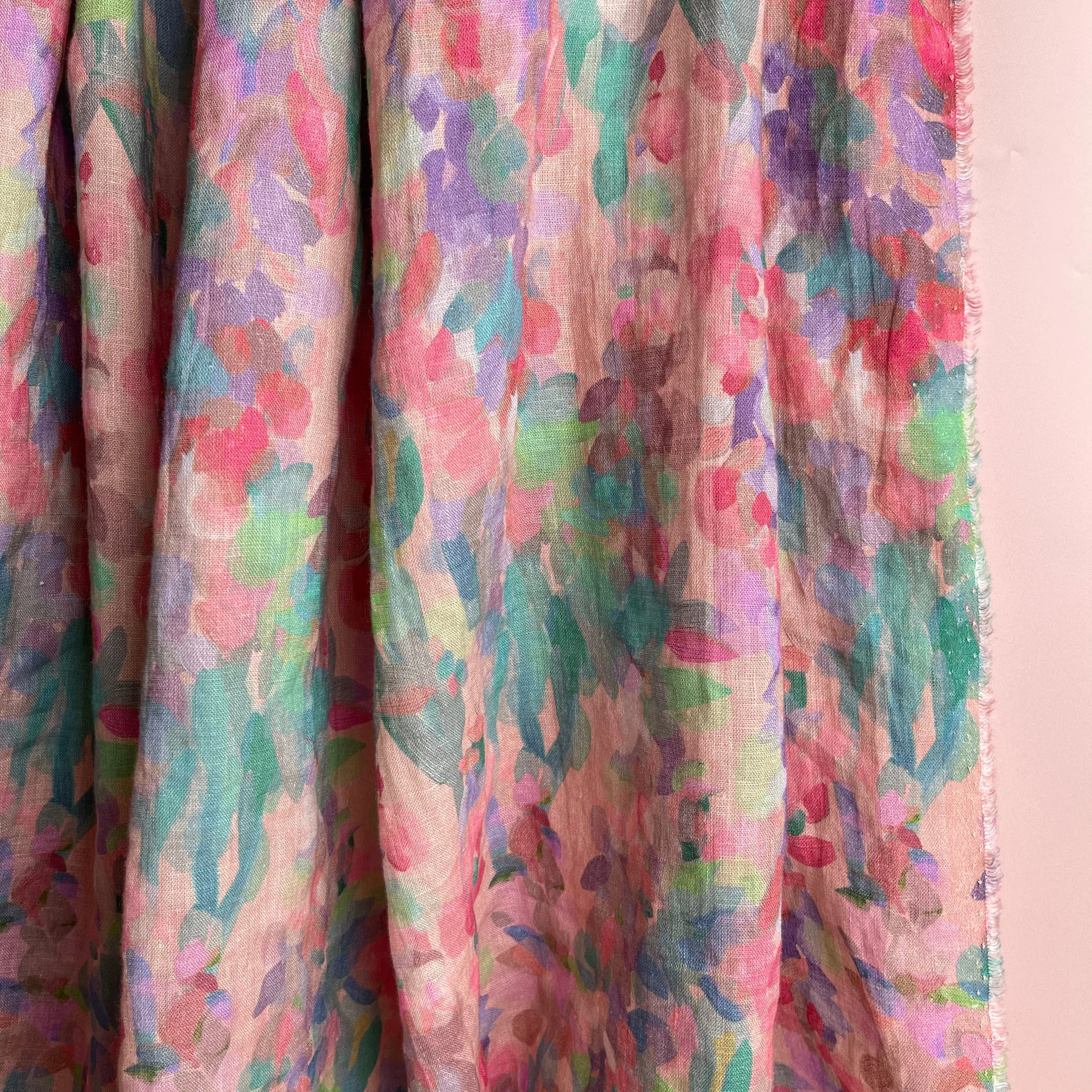 Summer Party - Lupine Petals Blush Pure Linen