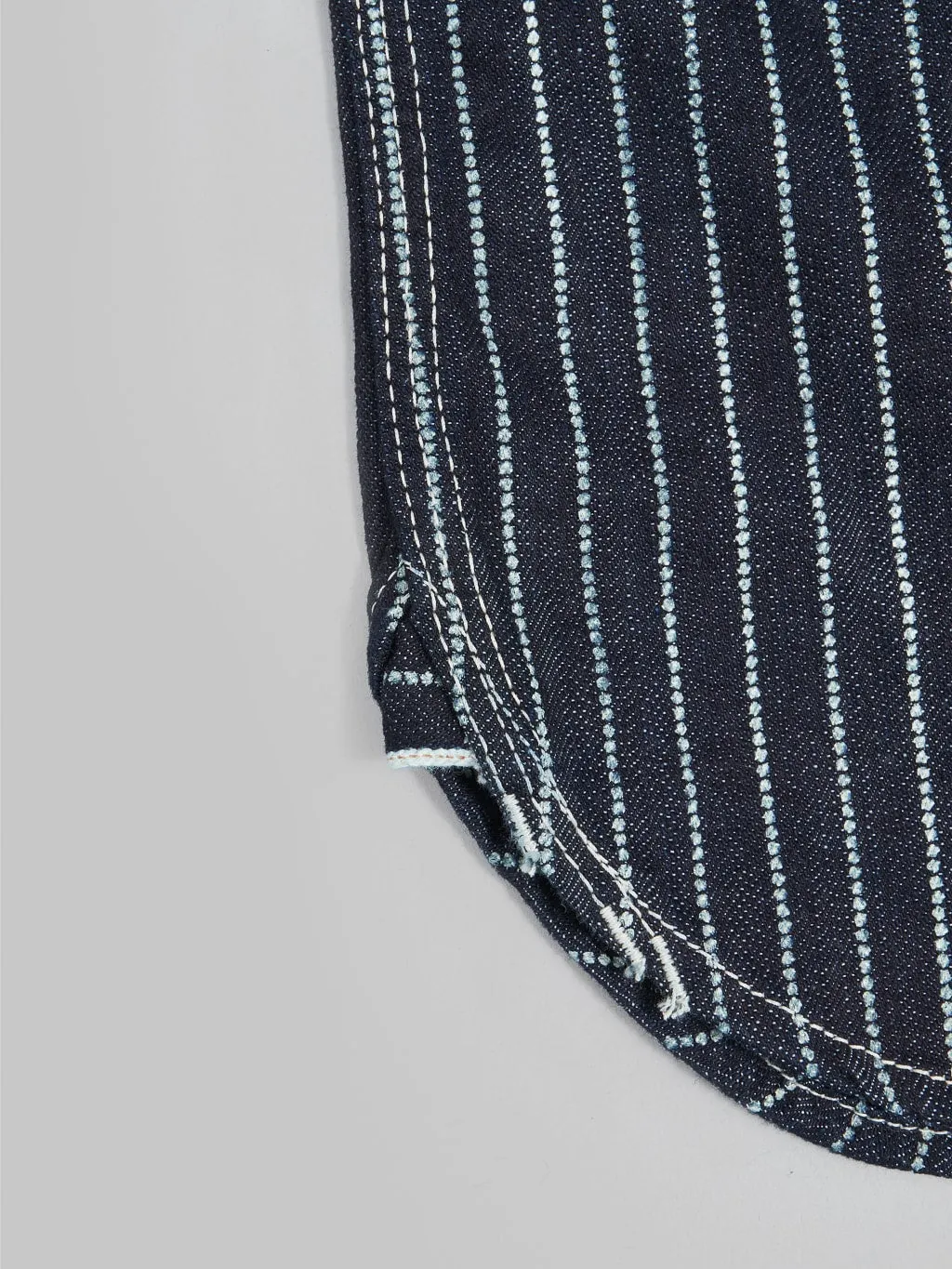 The Flat Head 10oz Indigo Wabash Work Shirt