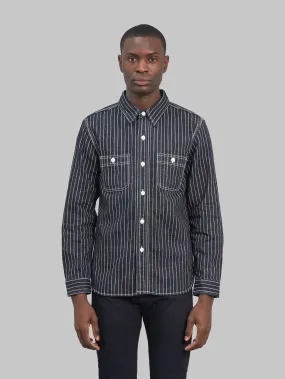 The Flat Head 10oz Indigo Wabash Work Shirt