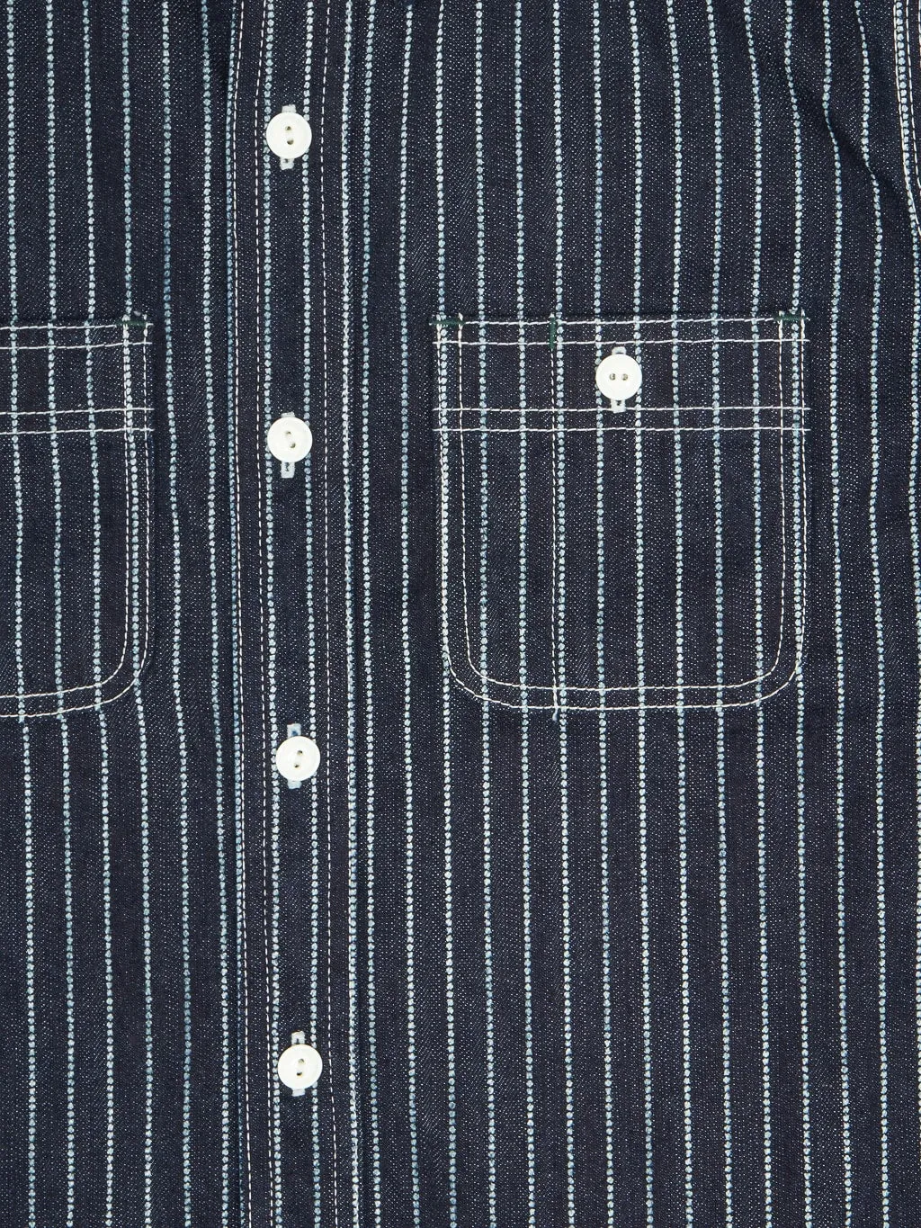The Flat Head 10oz Indigo Wabash Work Shirt