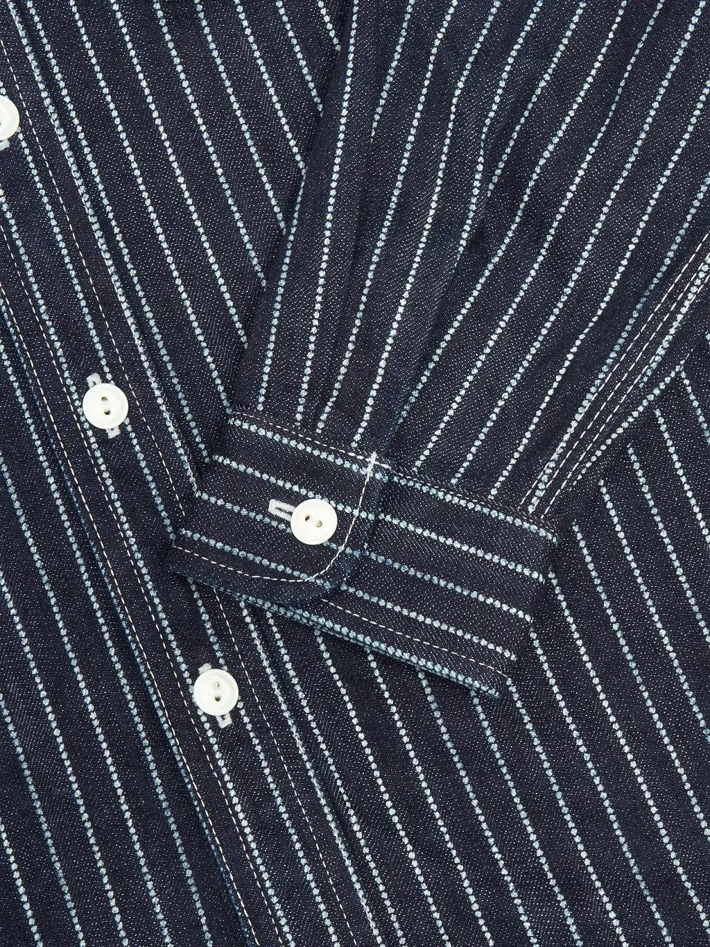 The Flat Head 10oz Indigo Wabash Work Shirt