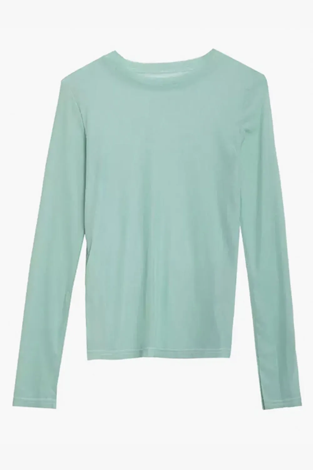 Transparent Silk Mesh Long Sleeve For Women