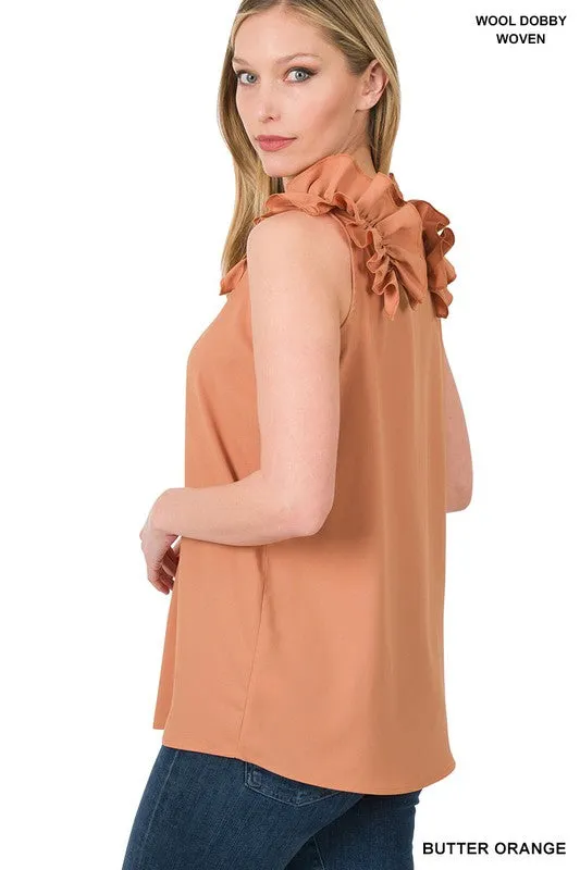 Trust Yourself Ruffle Sleeve Top