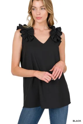 Trust Yourself Ruffle Sleeve Top
