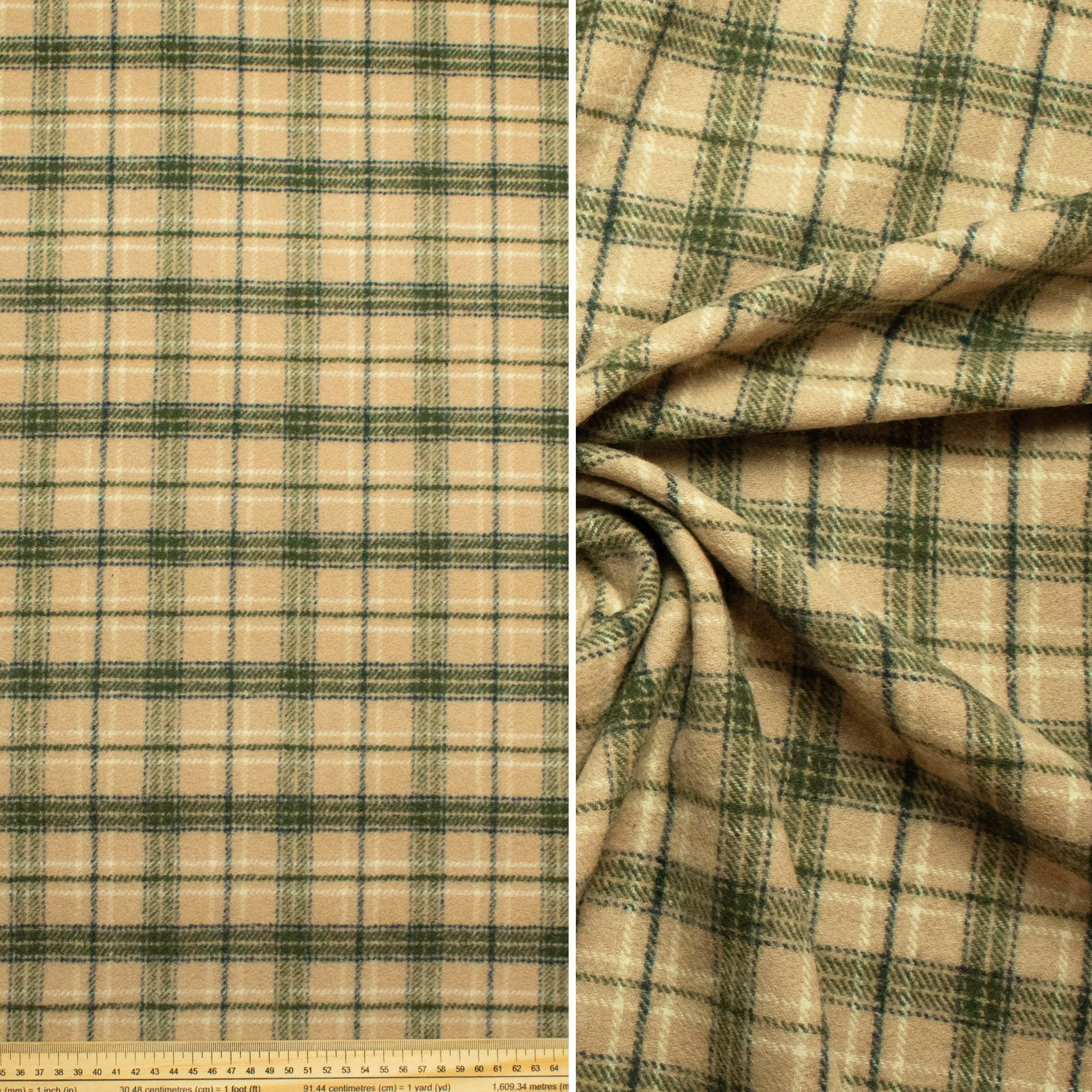 Wool Melton Checks Design 1