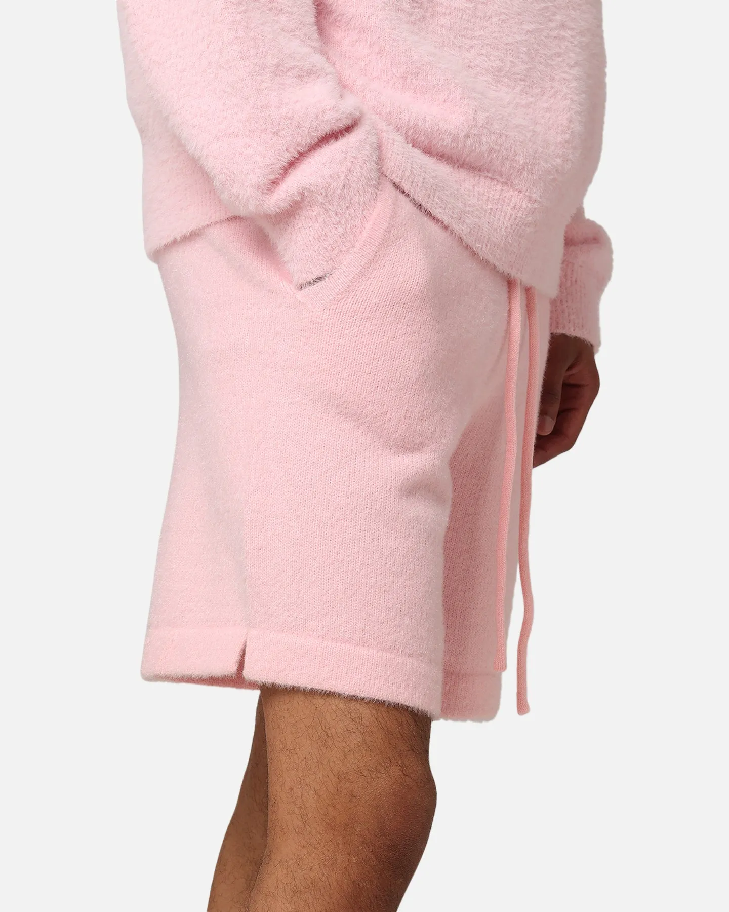 XXIII Fluffy Knit Shorts Pink