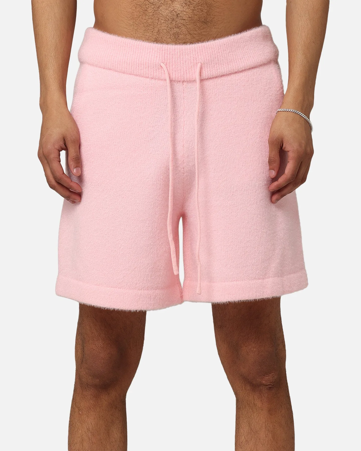XXIII Fluffy Knit Shorts Pink