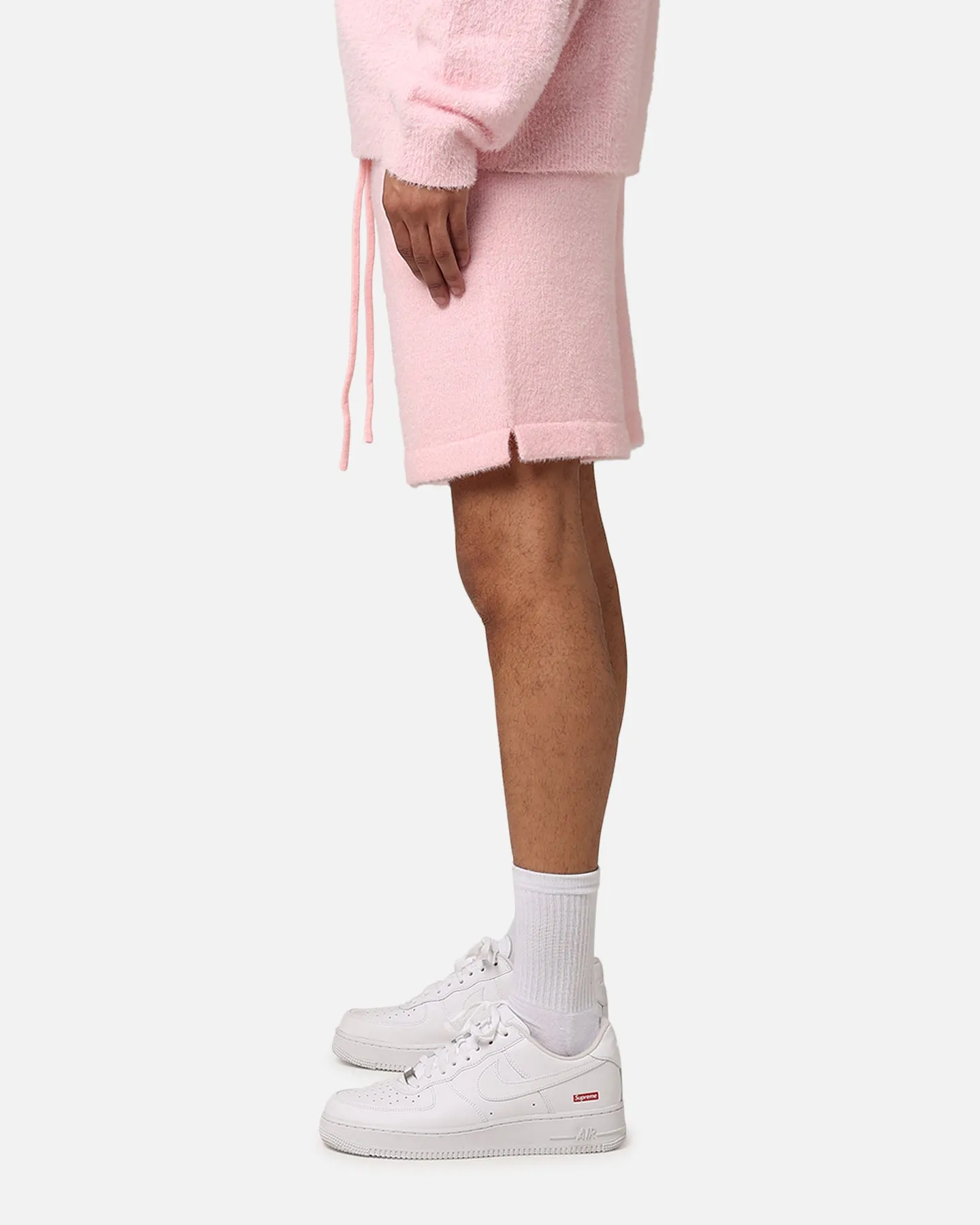 XXIII Fluffy Knit Shorts Pink